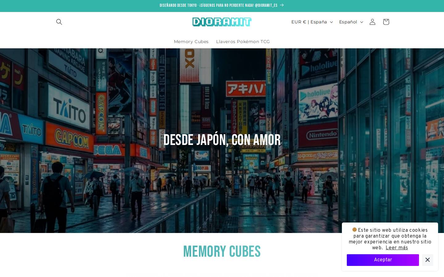 dioramit.com homepage screenshot
