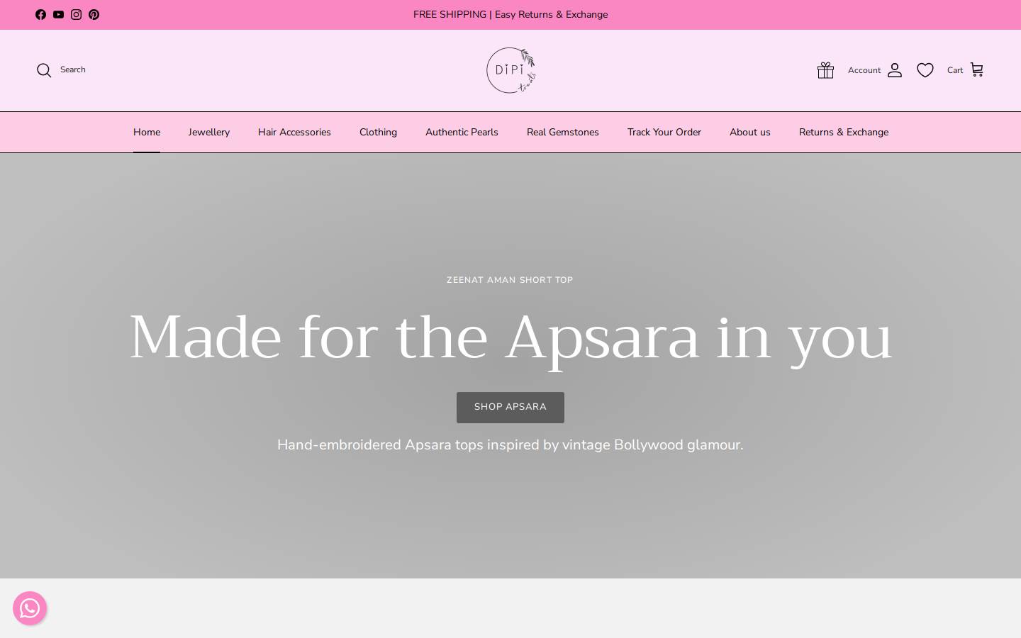 dipitreats.com homepage screenshot