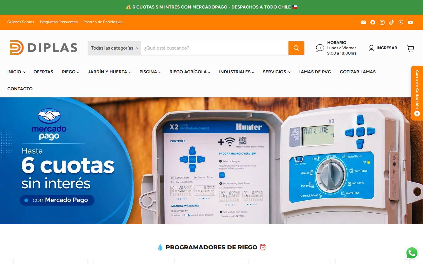 diplas.cl homepage screenshot