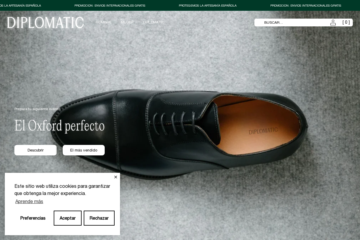 Diplomaticbrand homepage screenshot