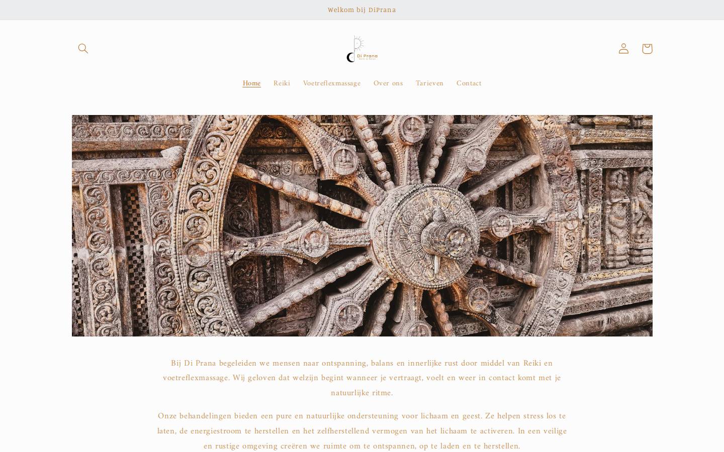 diprana.nl homepage screenshot