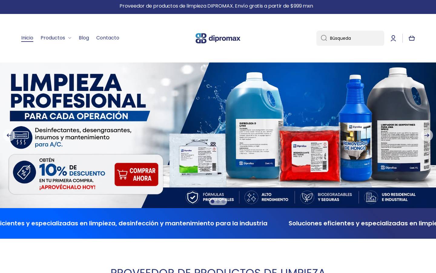 dipromax.com homepage screenshot