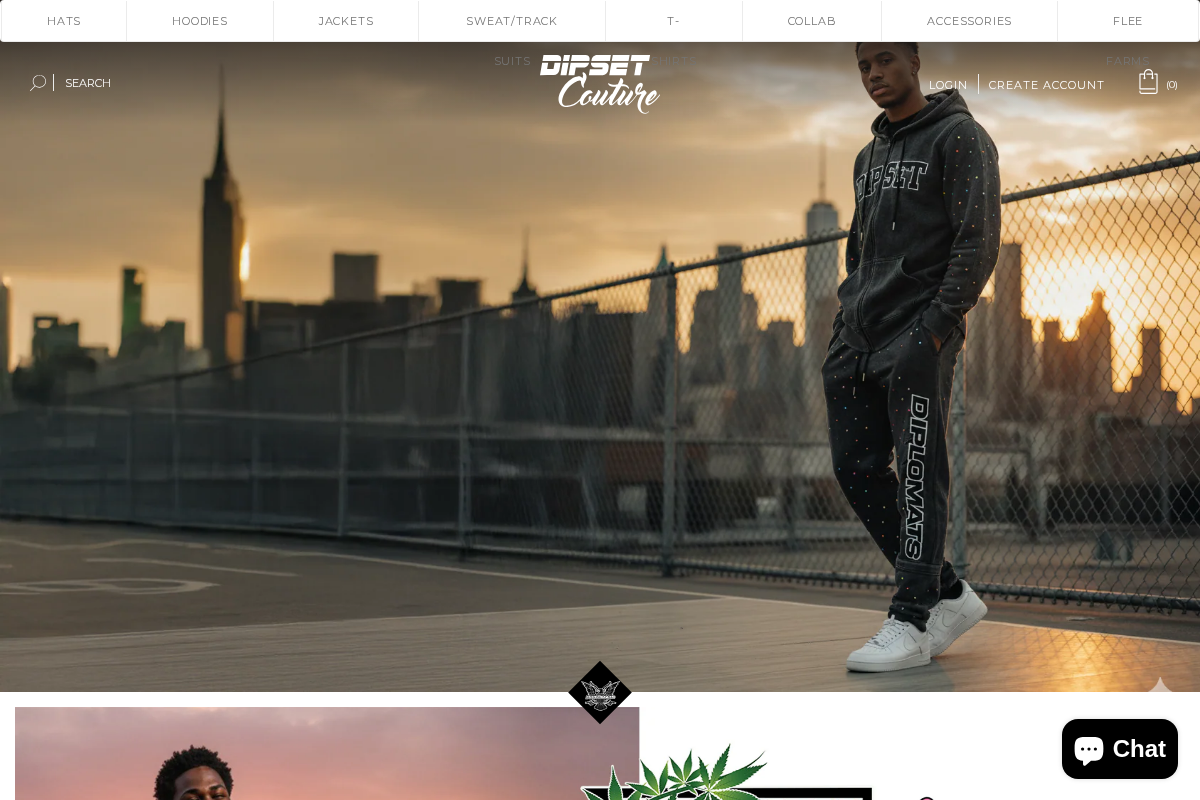 dipsetcouture.us homepage screenshot