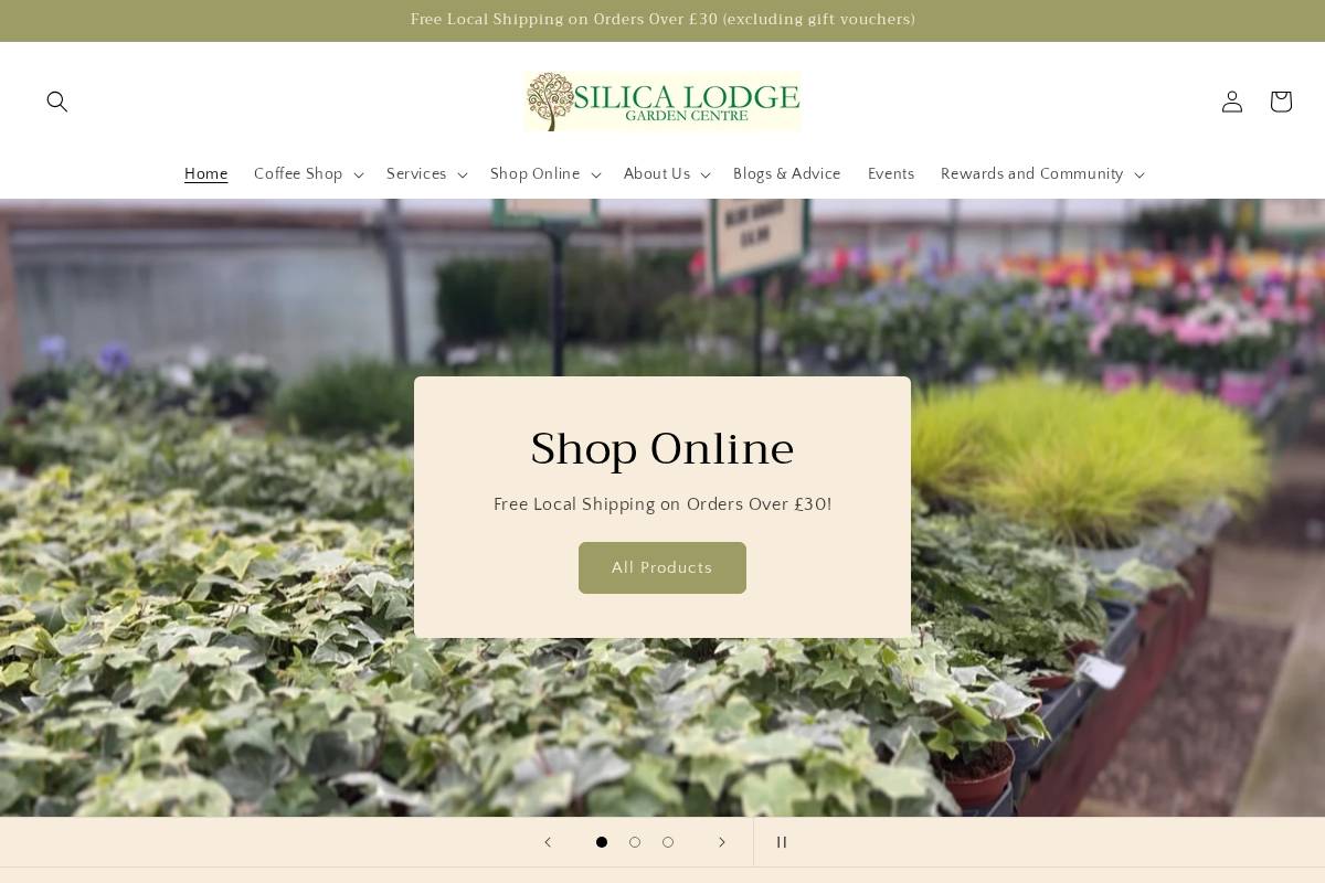 direct2gardens.com homepage screenshot