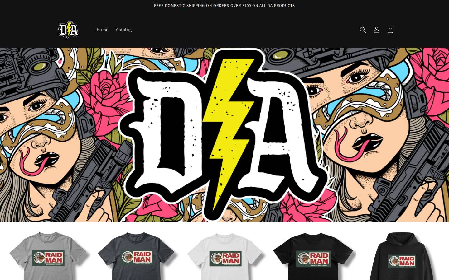 directactionco.com homepage screenshot