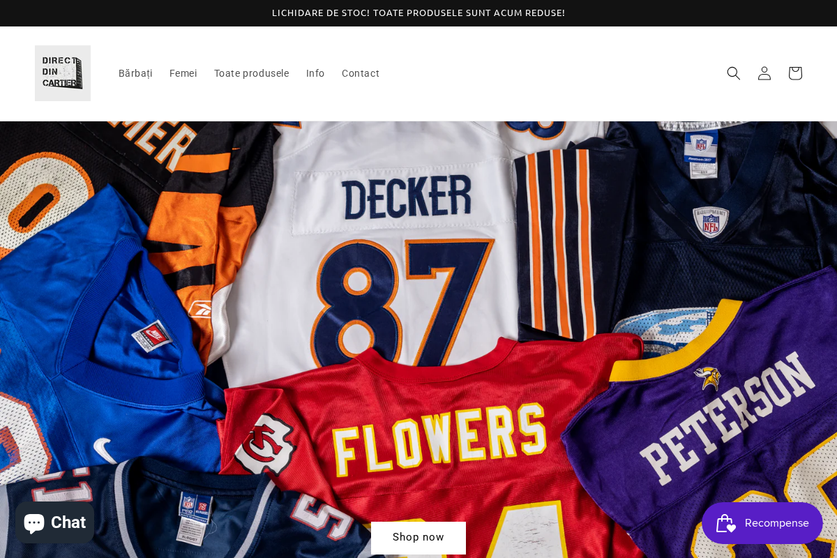 Direct din Cartier homepage screenshot