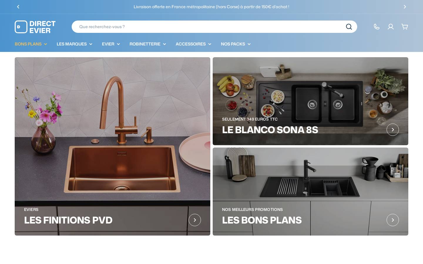 Directevier.com homepage screenshot