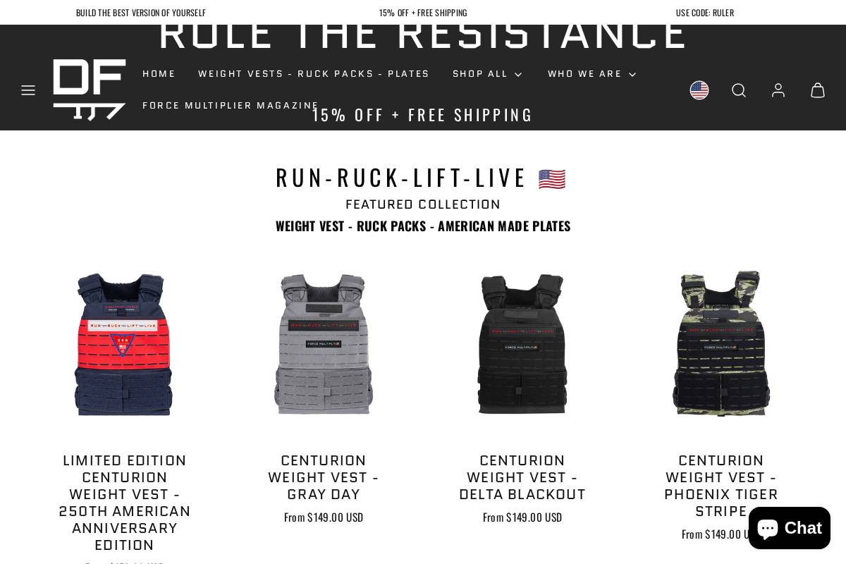 directionalforce.com homepage screenshot