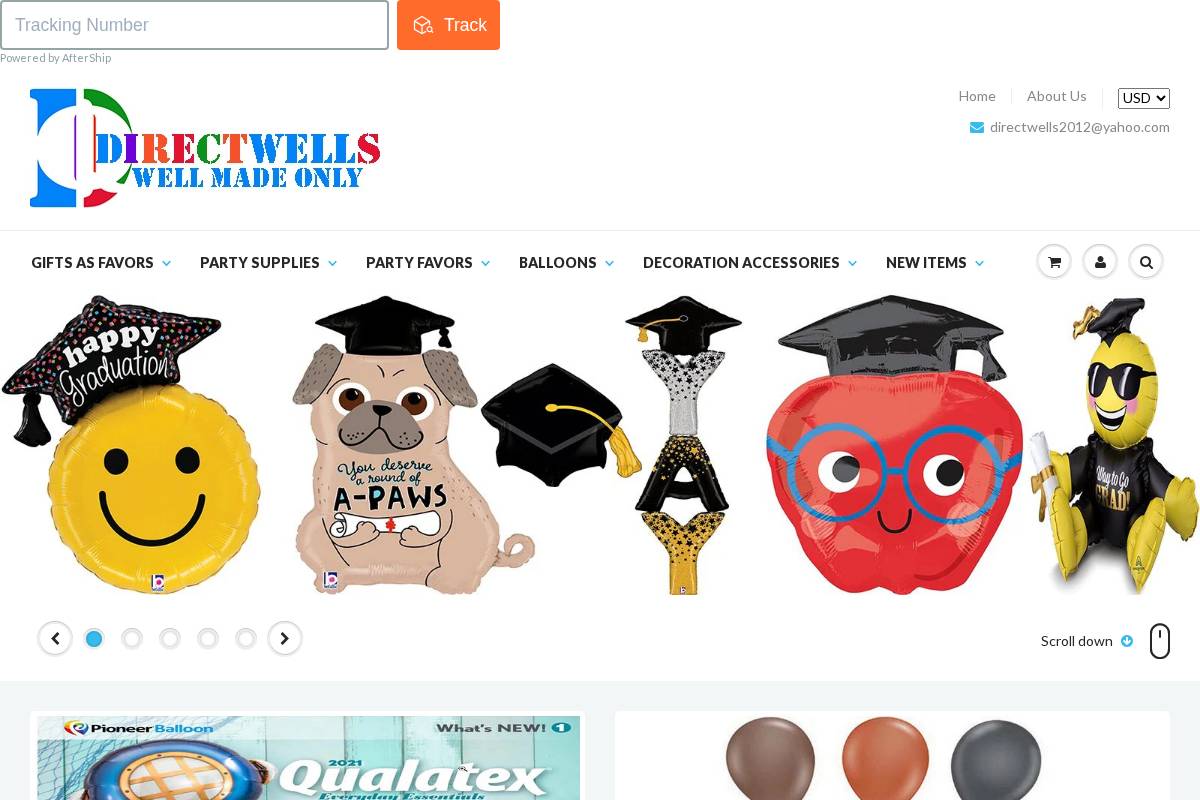 directwells.com homepage screenshot