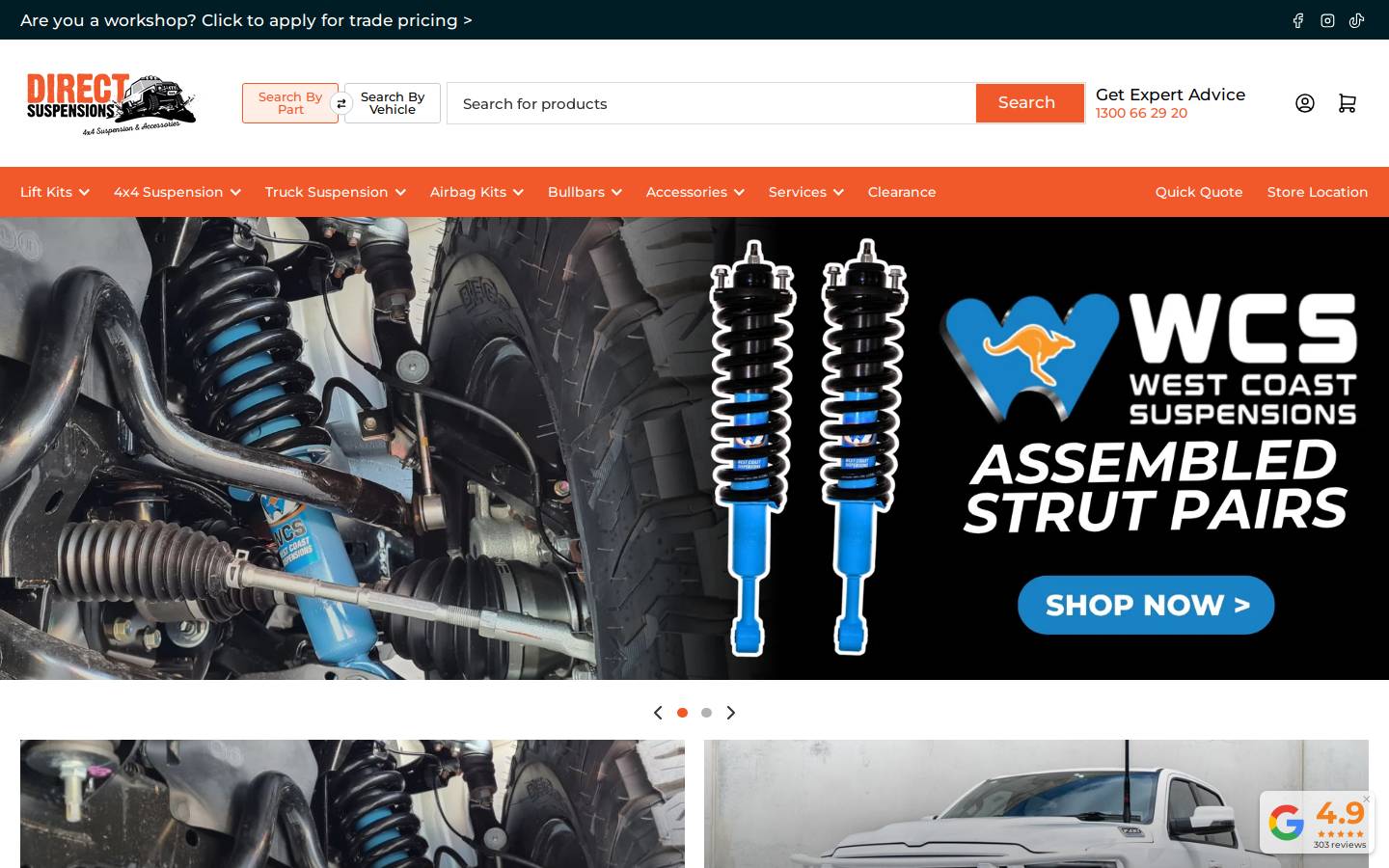dirsus.com.au homepage screenshot