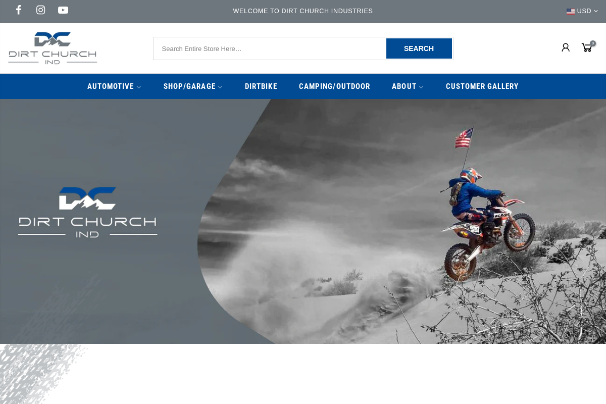 Dirtchurchindustries homepage screenshot