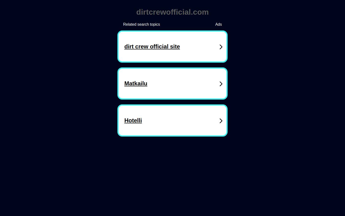 dirtcrewofficial.com homepage screenshot