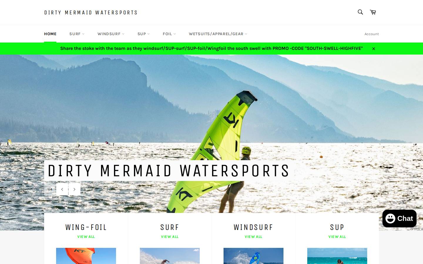 dirty-mermaid.com homepage screenshot