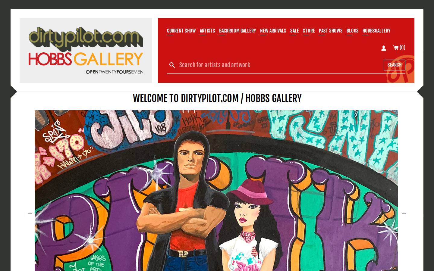 dirtypilot.com homepage screenshot