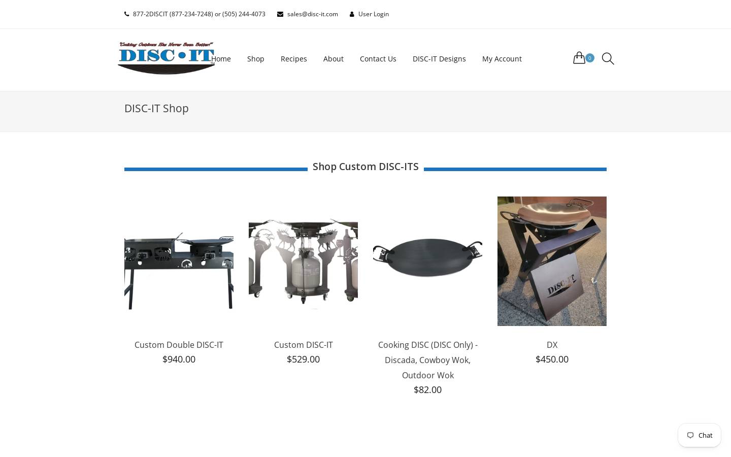 disc-it.com homepage screenshot