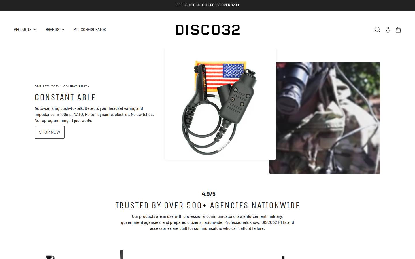 disco32.co homepage screenshot