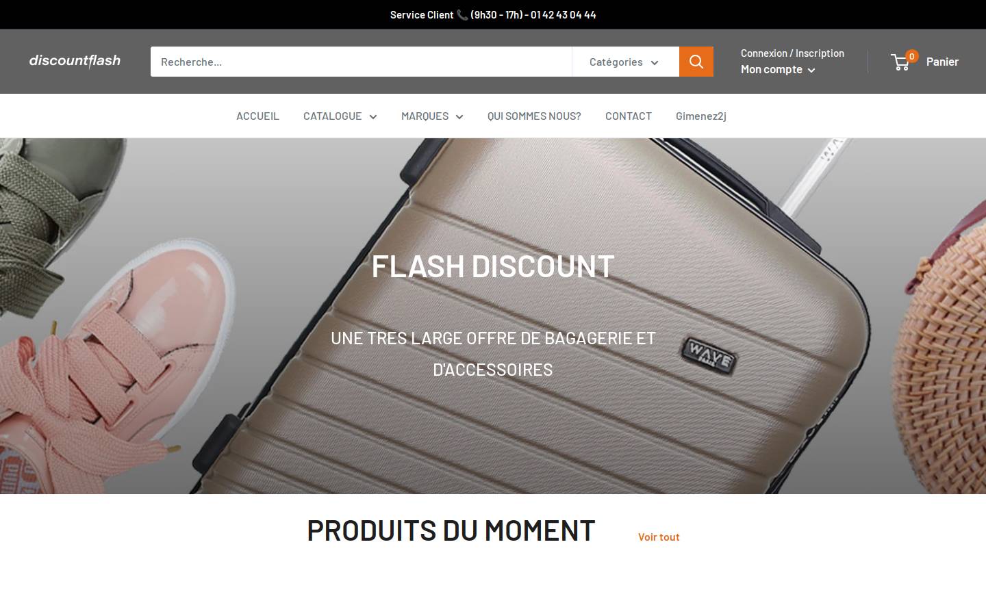 discount-flash.com homepage screenshot