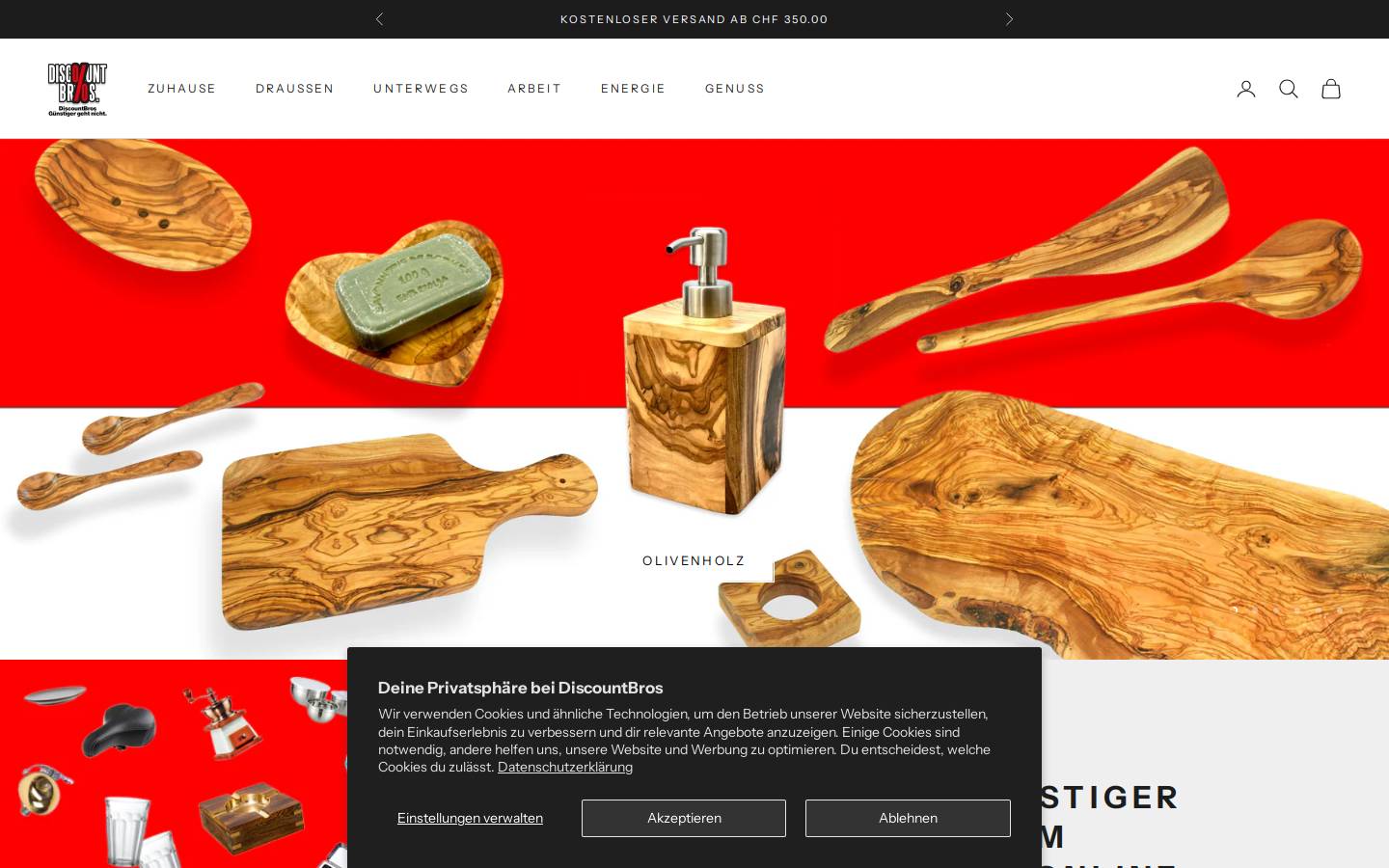 discountbros.com homepage screenshot