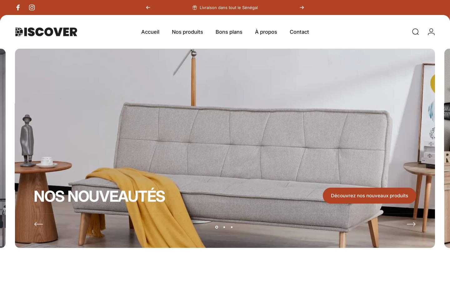 discover-sn.com homepage screenshot