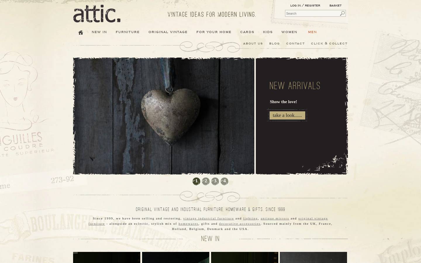 discoverattic.com homepage screenshot