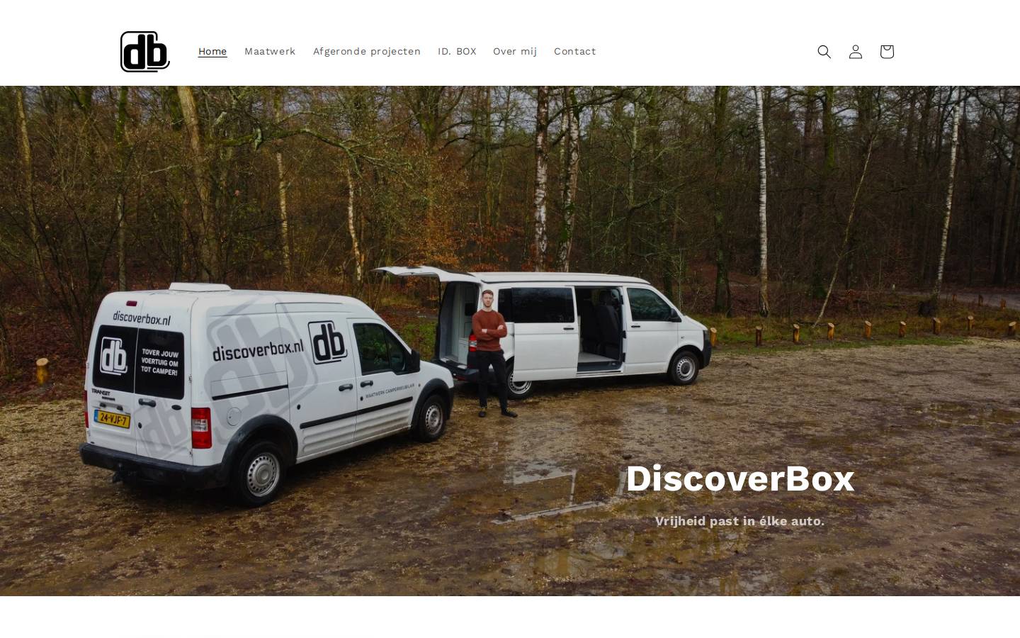 discoverbox.nl homepage screenshot