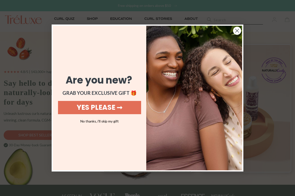 discovertreluxe.com homepage screenshot