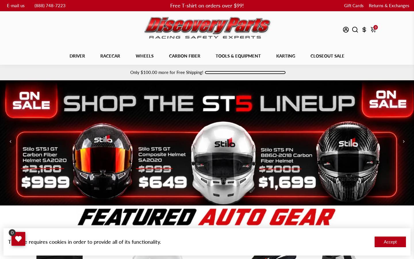 discoveryparts.com homepage screenshot