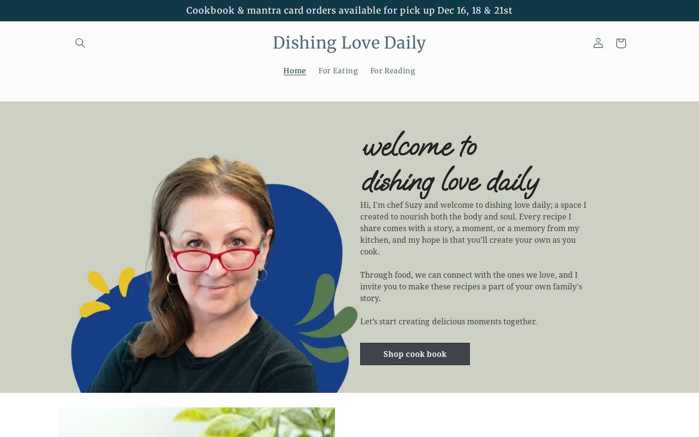 dishinglovedaily.ca homepage screenshot