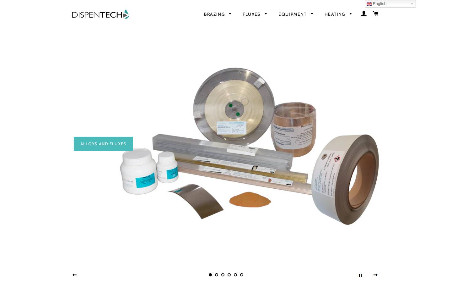 dispentech.com homepage screenshot