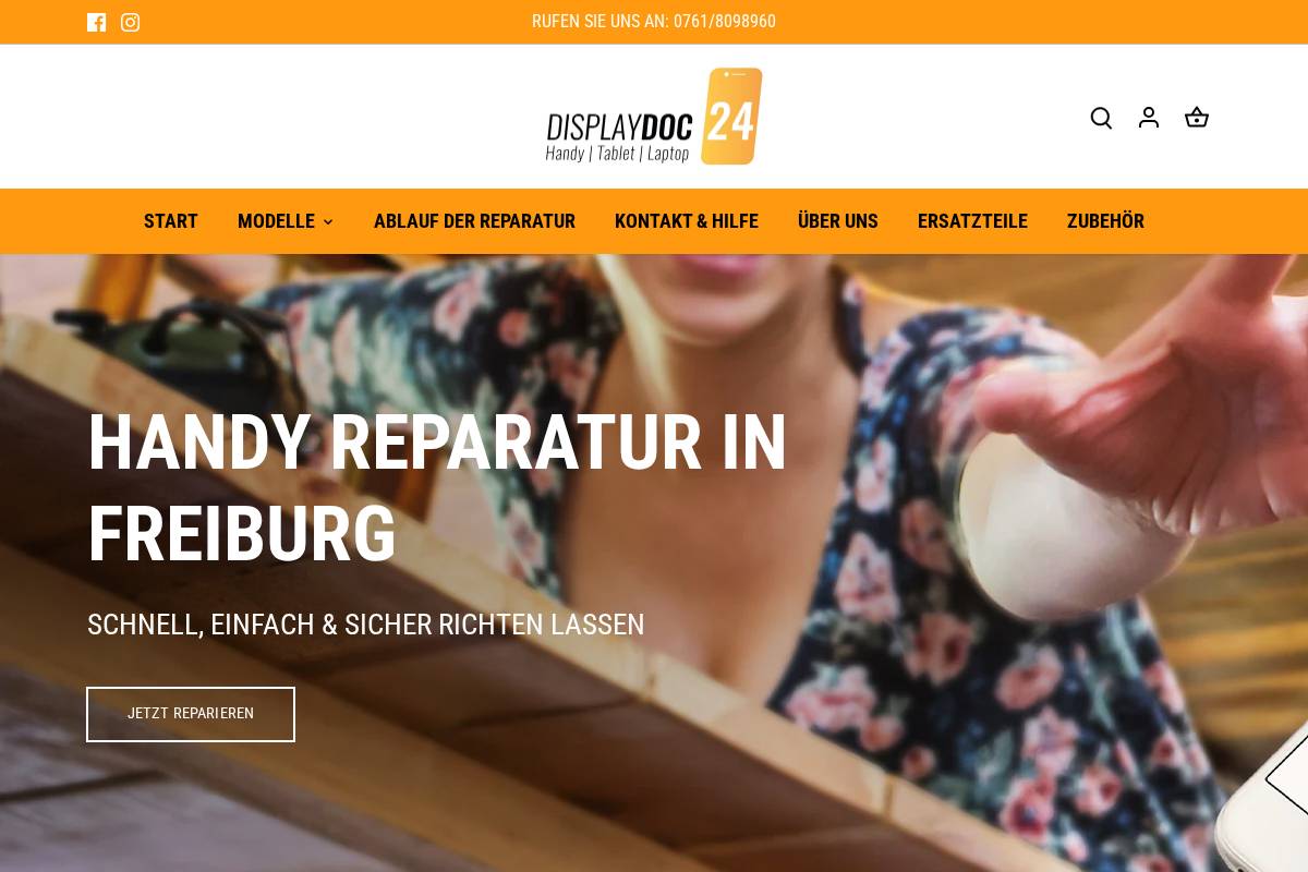 displaydoc-24.de homepage screenshot