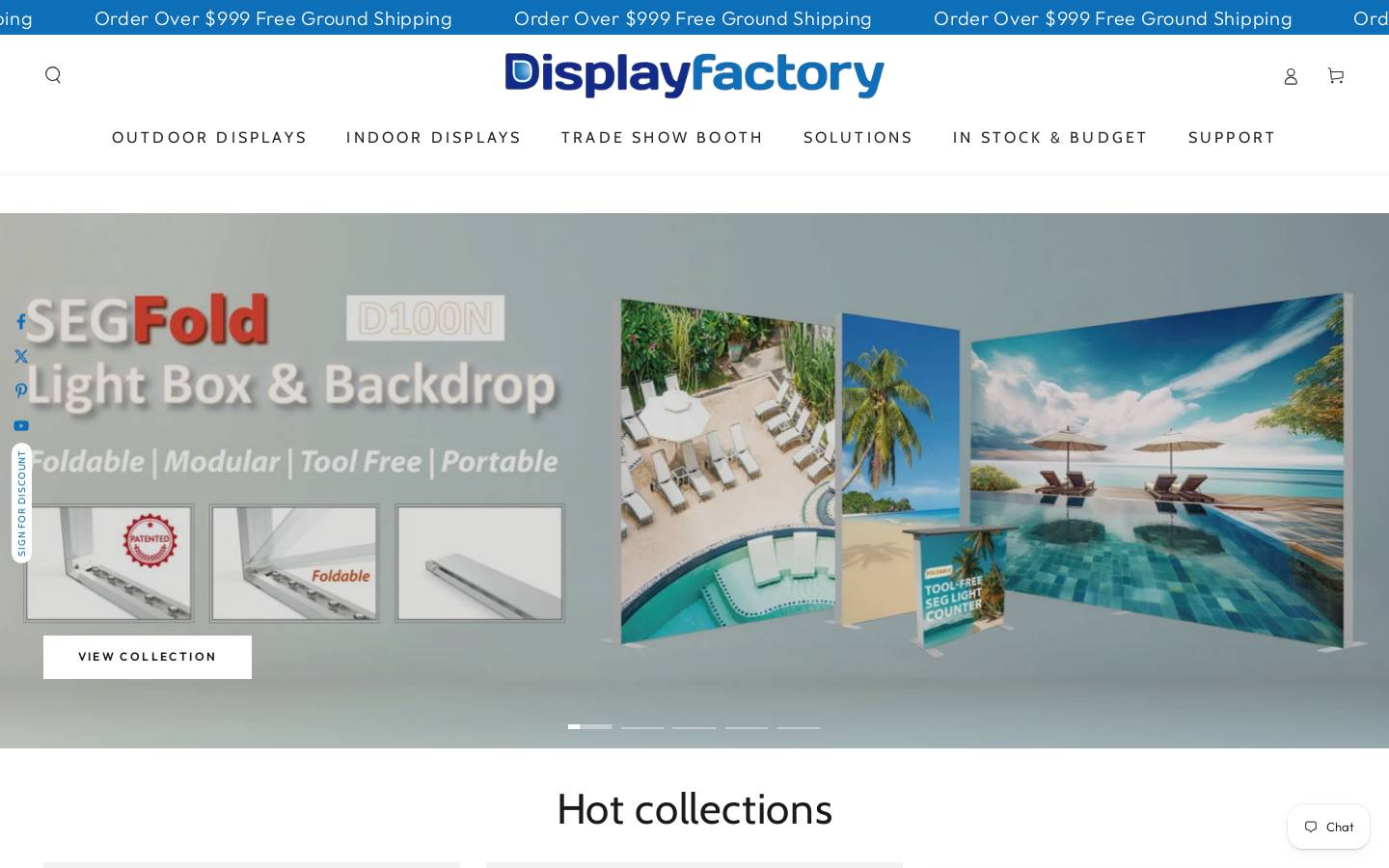 Displayfactorywholesale homepage screenshot
