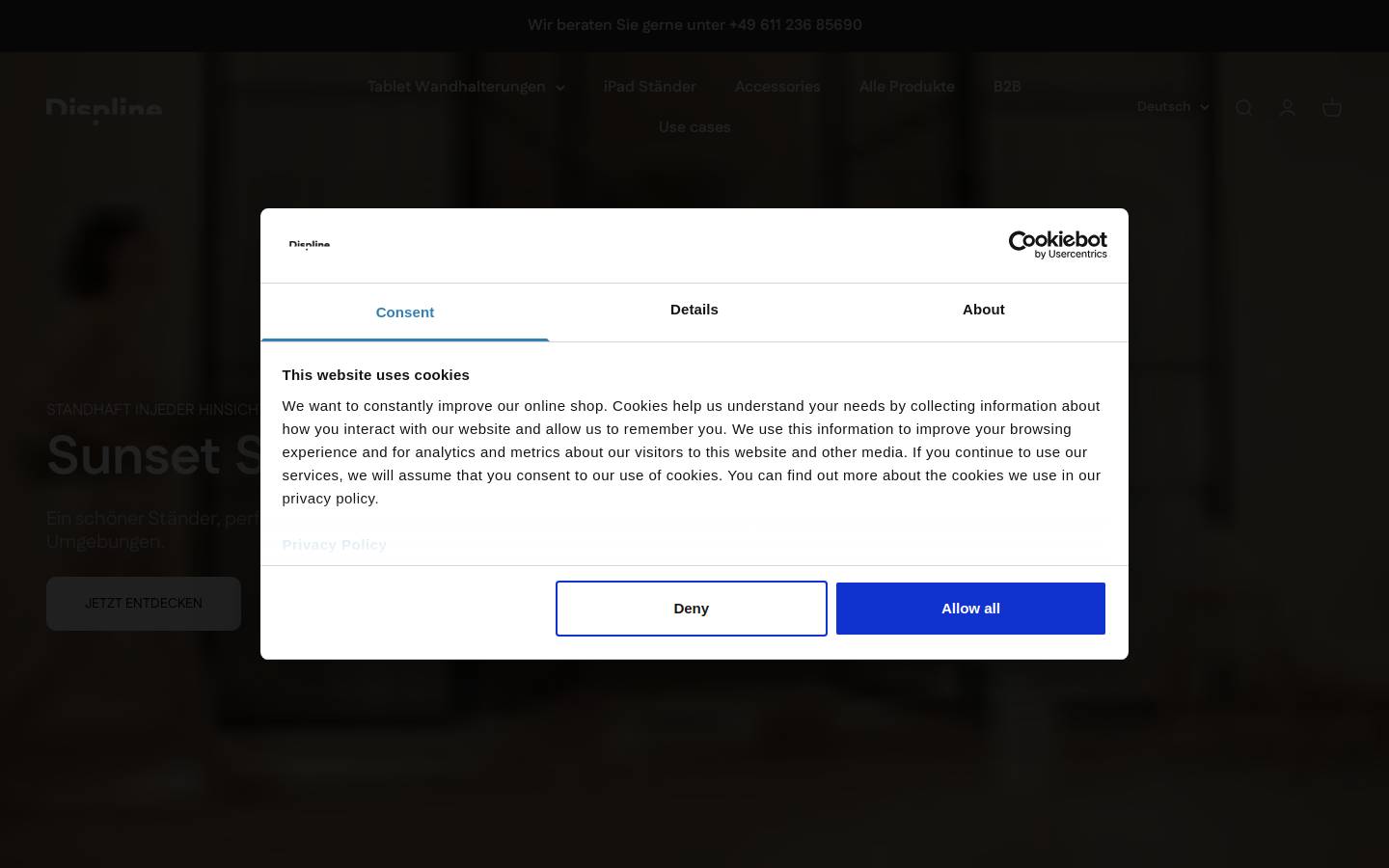 displine.com homepage screenshot