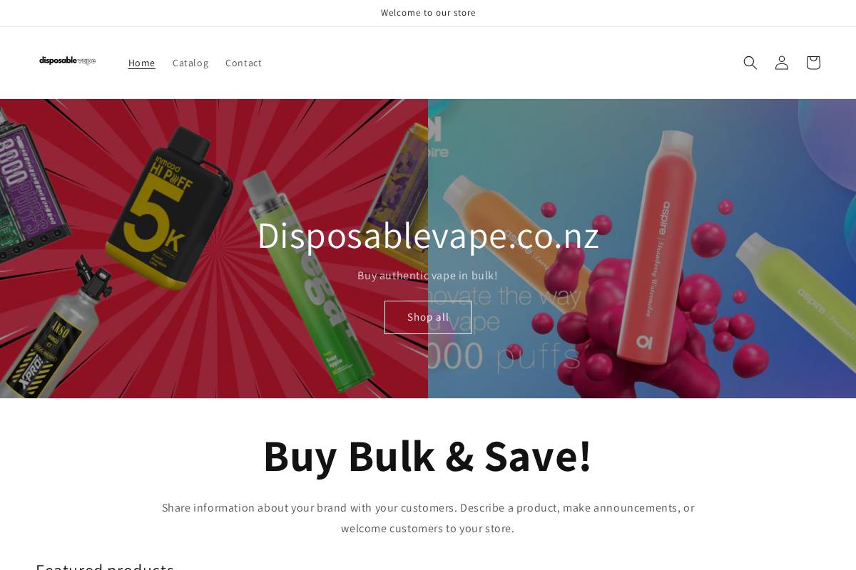disposablevape.co.nz homepage screenshot