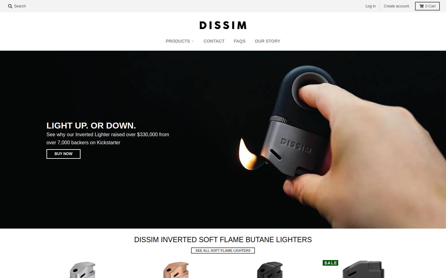 dissim.com homepage screenshot