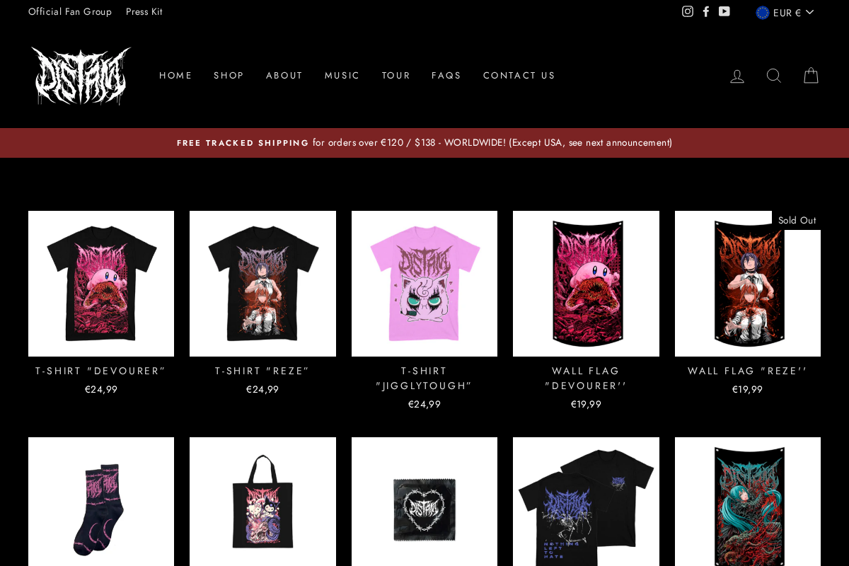 Distantofficial homepage screenshot