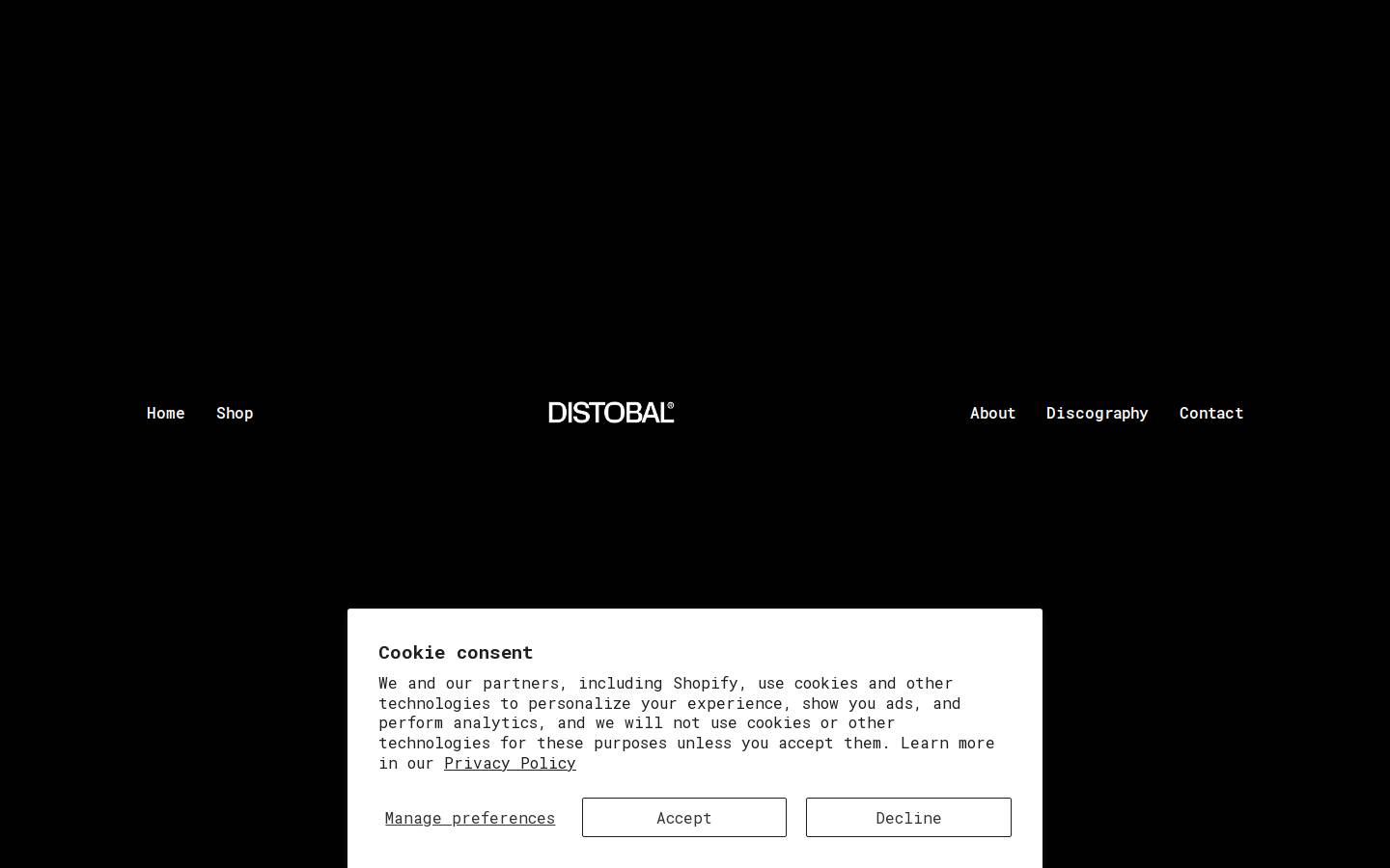 distobal.world homepage screenshot