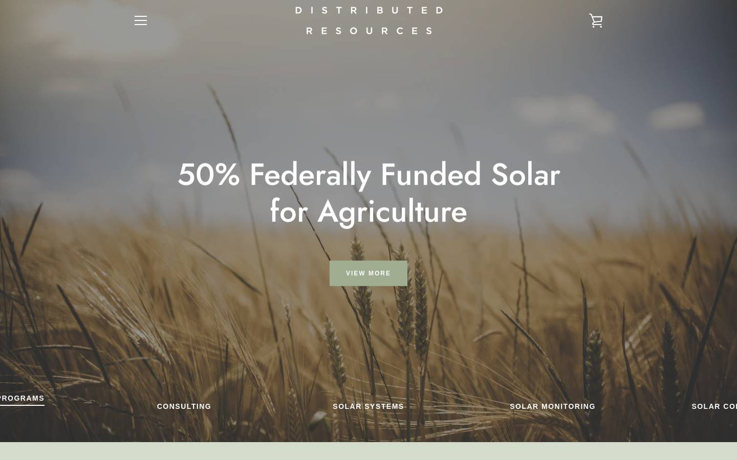 distributedresources.ca homepage screenshot