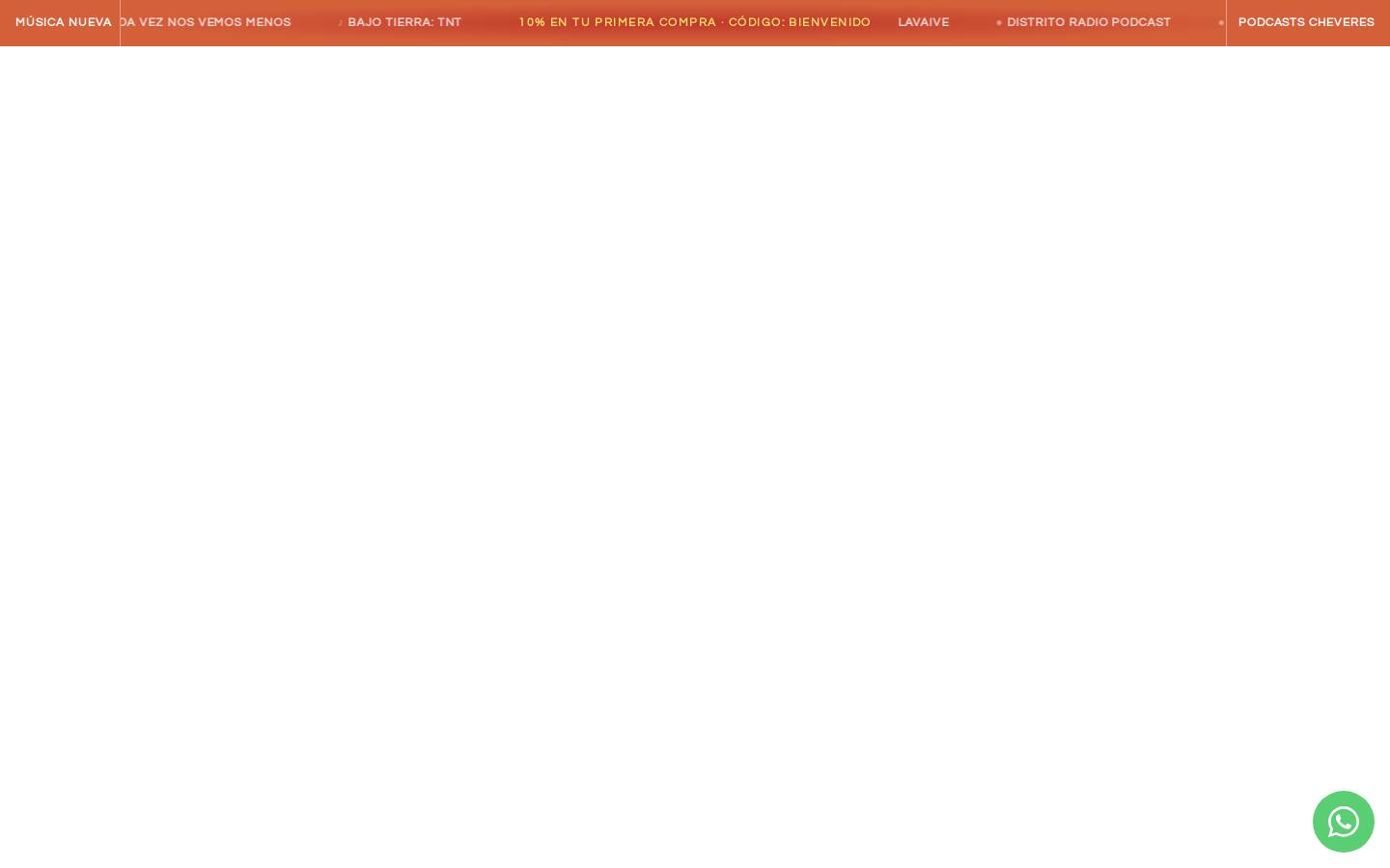 distritoradio.com homepage screenshot