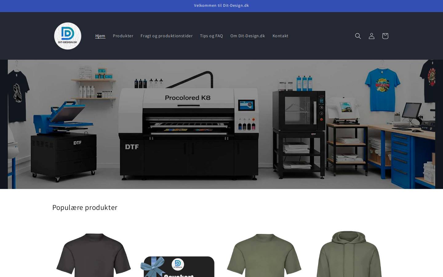 dit-design.dk homepage screenshot
