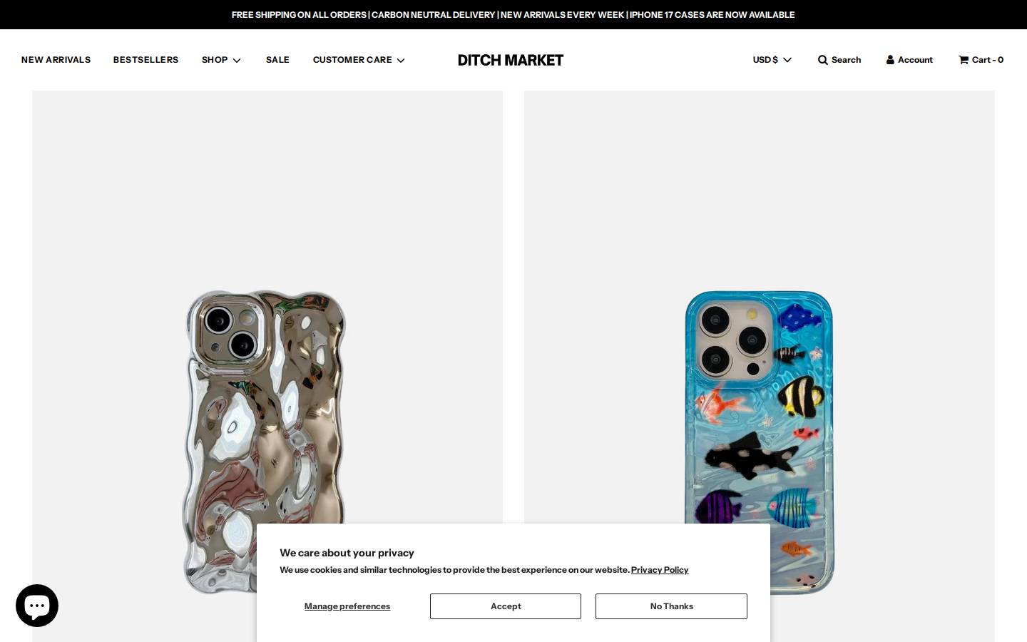 ditchmarket.com homepage screenshot
