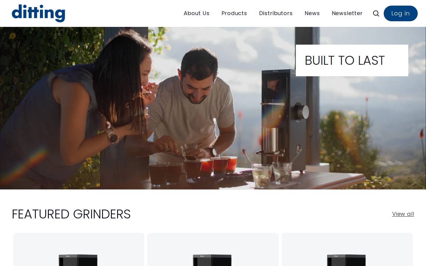 dittingswiss.com homepage screenshot