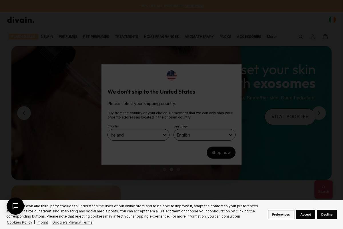 DIVAIN .COM homepage screenshot
