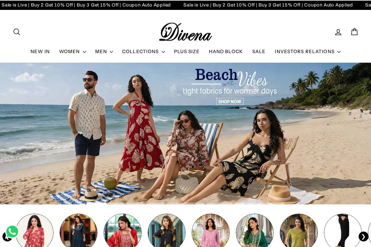 divenaworld.com homepage screenshot