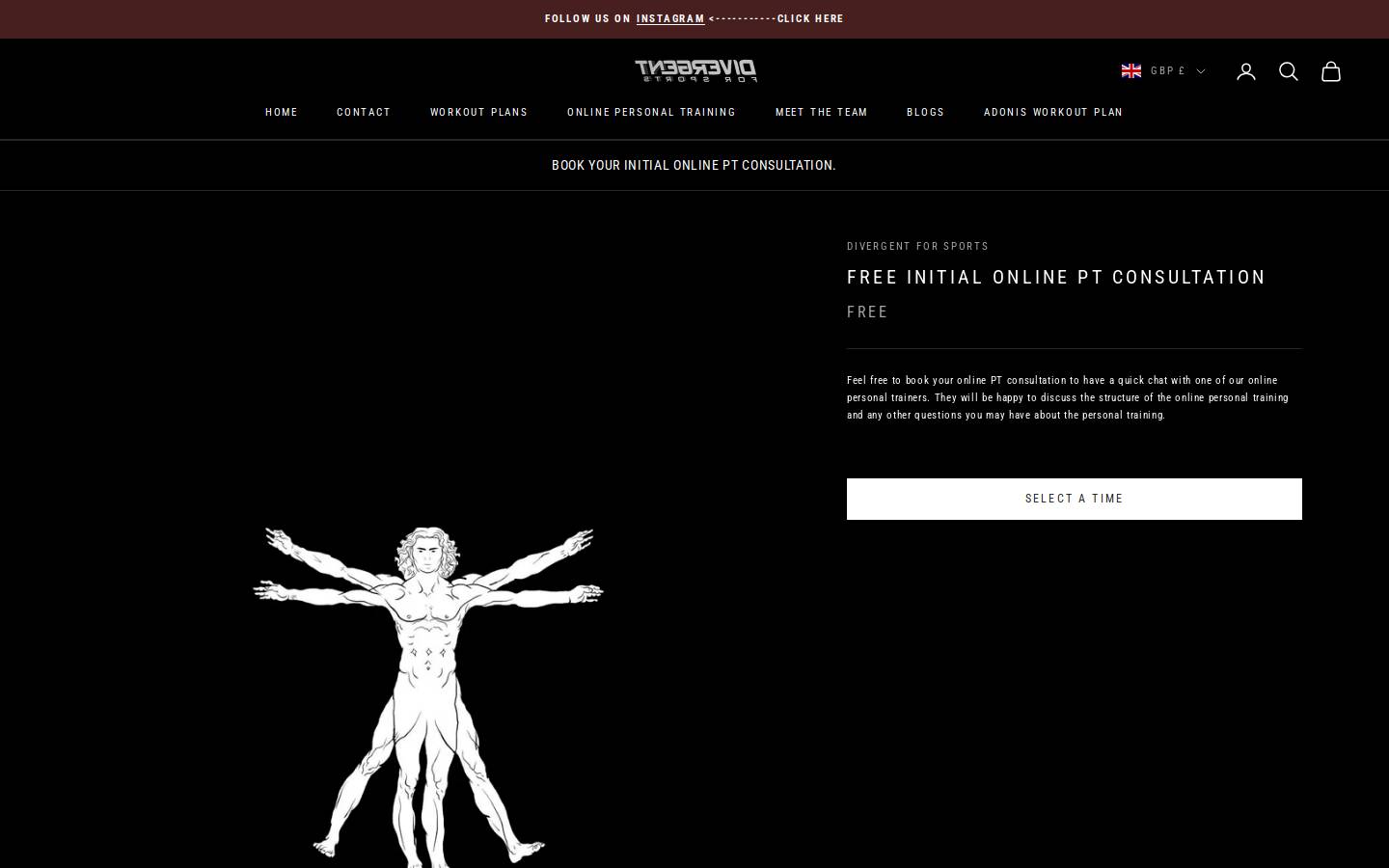 divergentforsports.com homepage screenshot