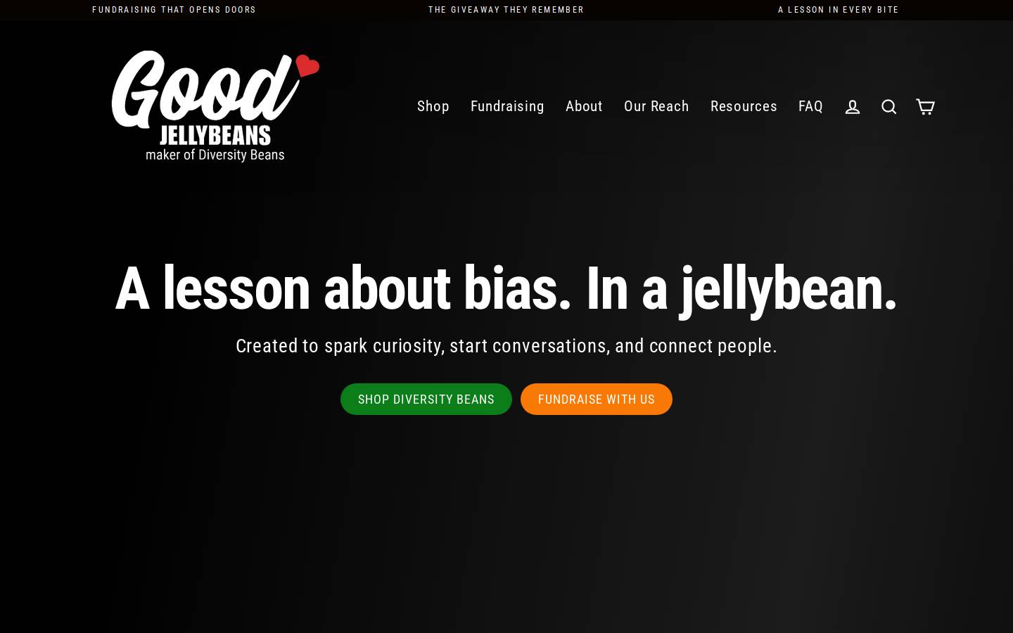 diversitybeans.com homepage screenshot