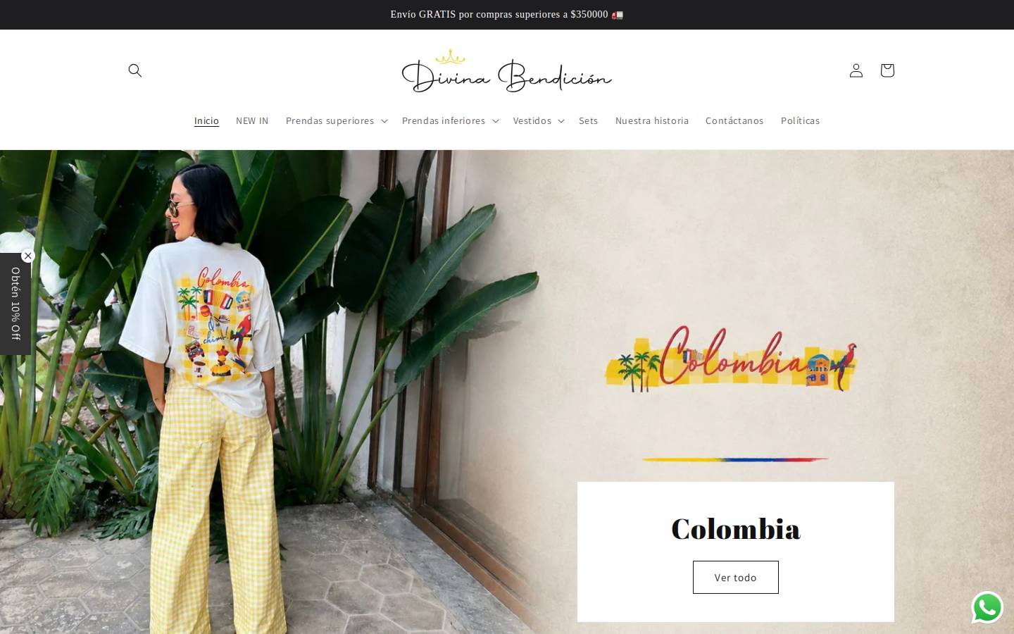 divinabendicion.com homepage screenshot