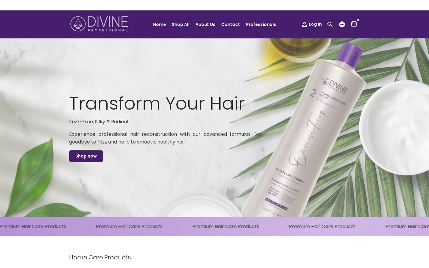 divinefios.us homepage screenshot