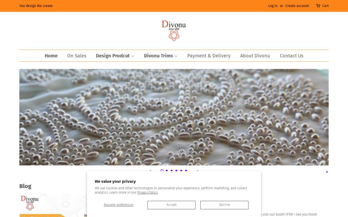 divonu-trims.com homepage screenshot