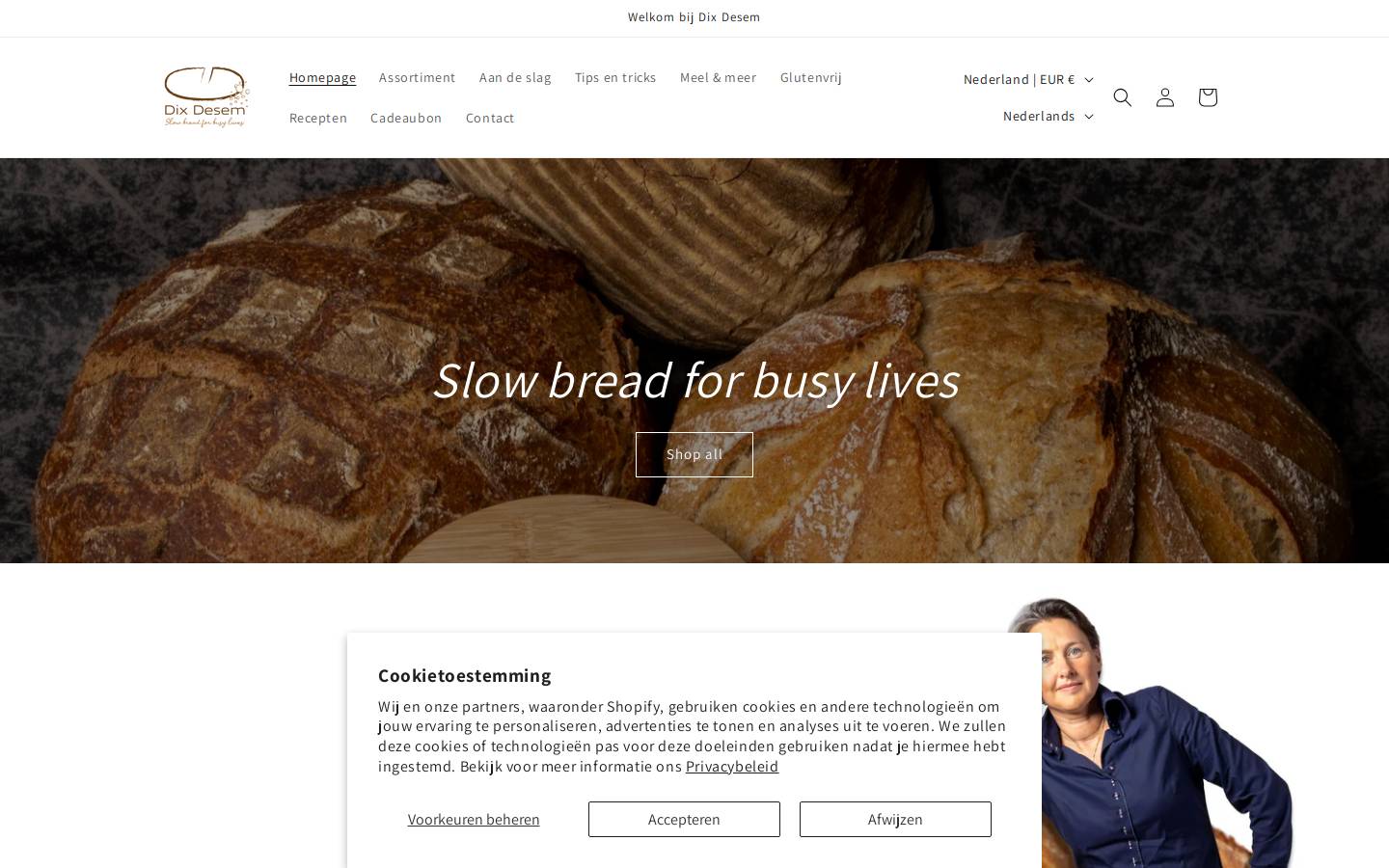 dixdesem.nl homepage screenshot