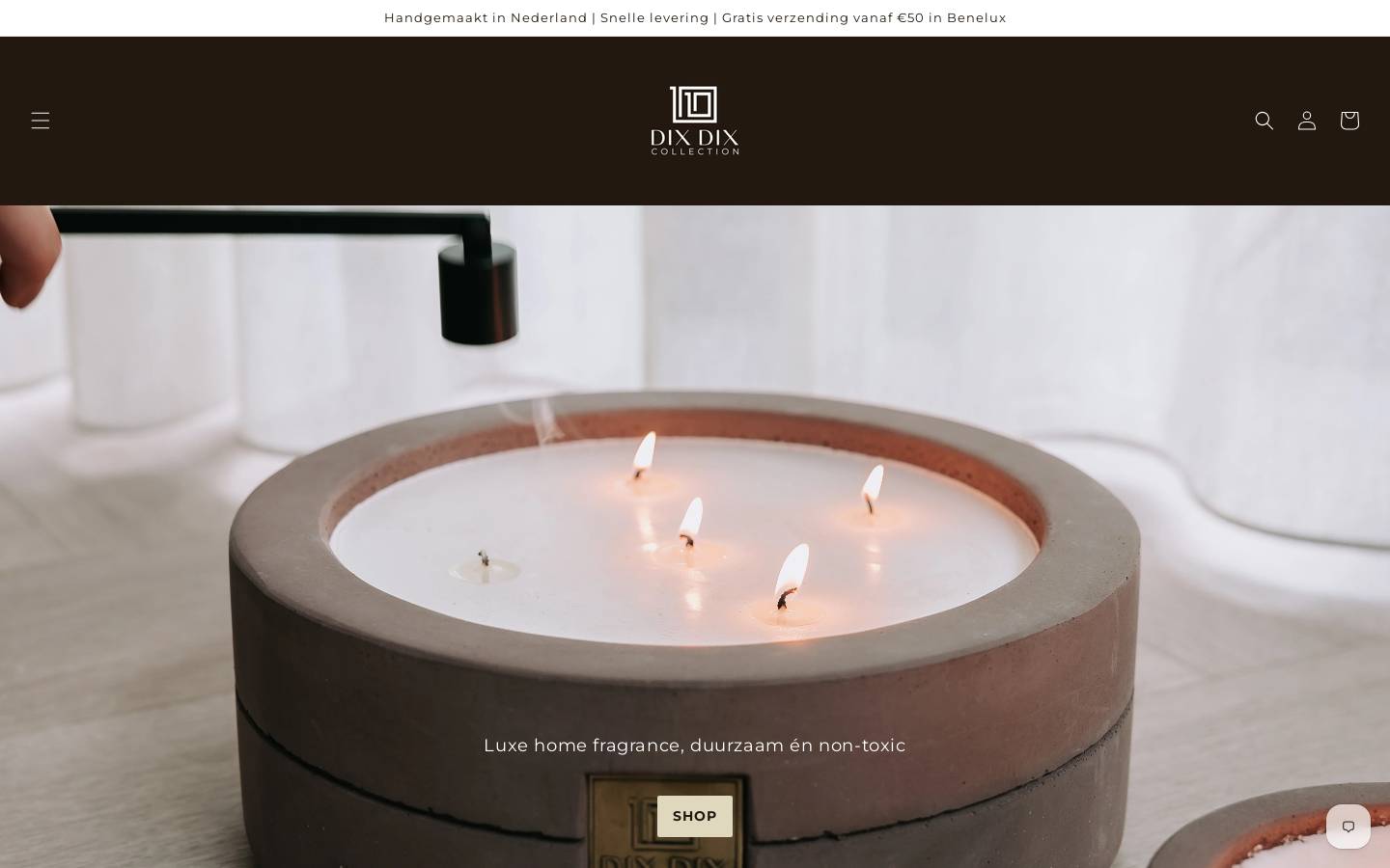 dixdixcollection.com homepage screenshot